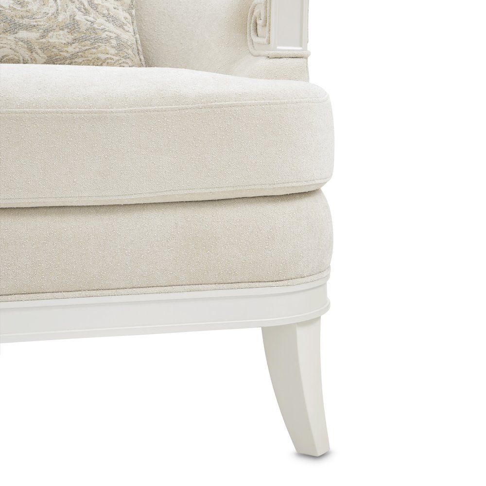 La Marisia Chenille Matching Chair - Tranquil/Creamy Pearl. Picture 27