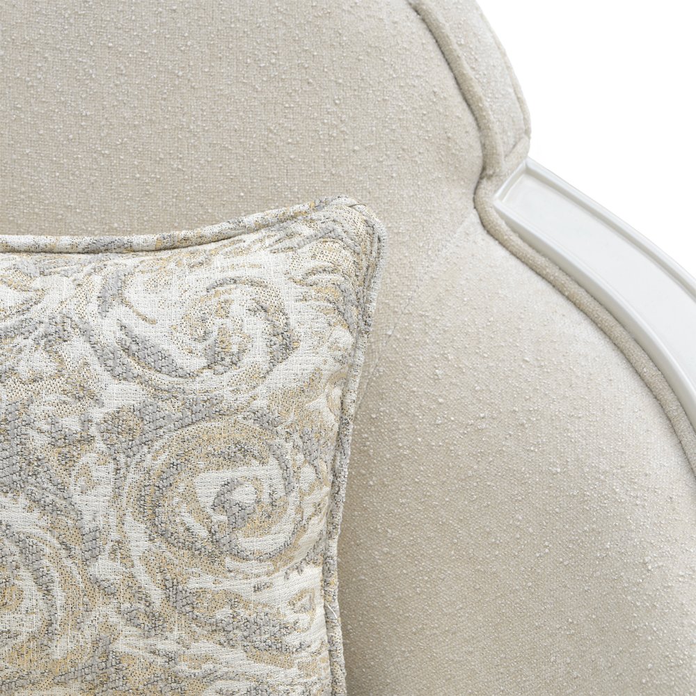 La Marisia Chenille Matching Chair - Tranquil/Creamy Pearl. Picture 30