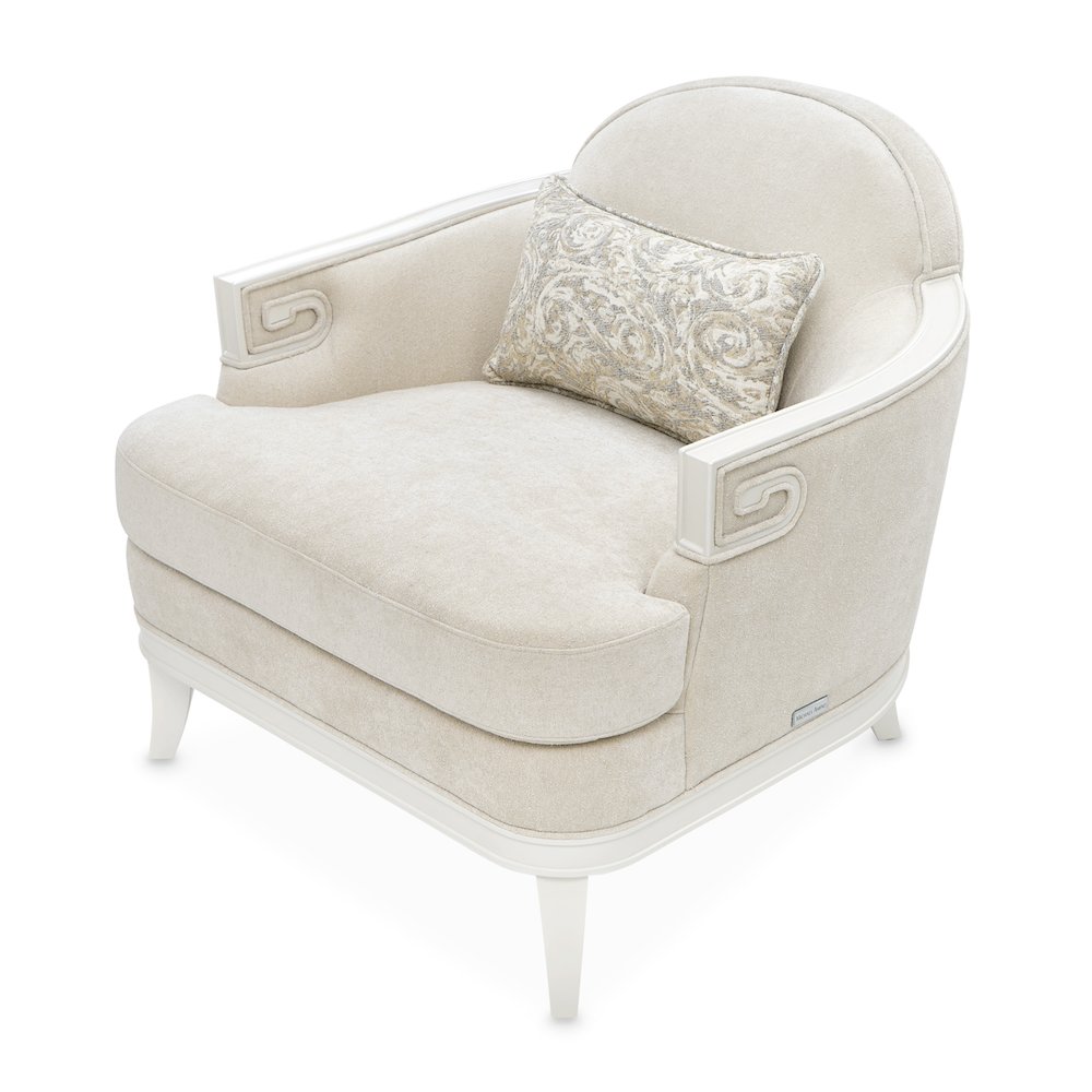 La Marisia Chenille Matching Chair - Tranquil/Creamy Pearl. Picture 23