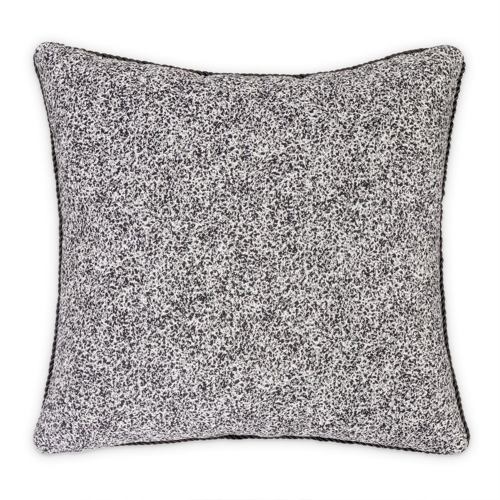 Uptown Downtown Ardent 20" Square Throw Pillow, Set of 2 - Black/White. Picture 10