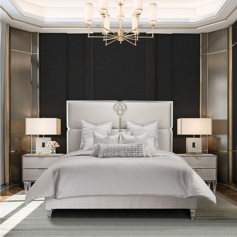 Casey 10-Piece King Comforter Set - Platinum. Picture 8