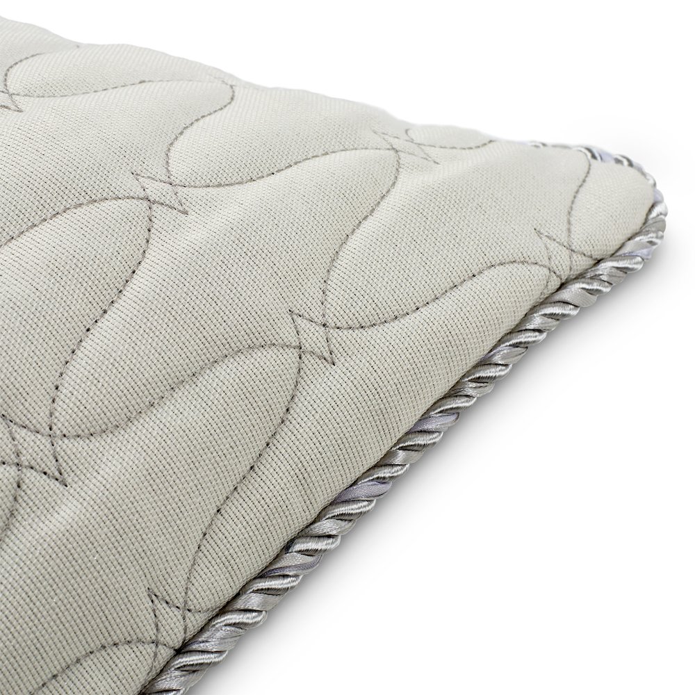 Canterbury 7-Piece Queen Comforter Set - Silver. Picture 18