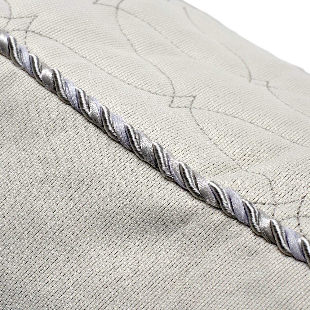 Canterbury 7-Piece Queen Comforter Set - Silver. Picture 19