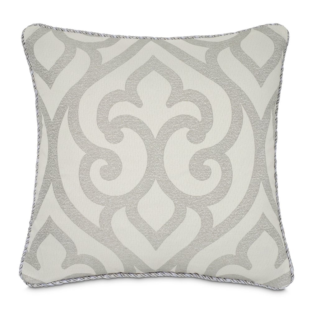 Canterbury 7-Piece Queen Comforter Set - Silver. Picture 24
