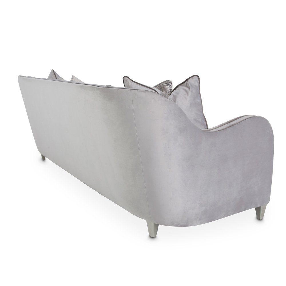 Roxbury Park Velvet Sofa - Steel/Slate. Picture 8