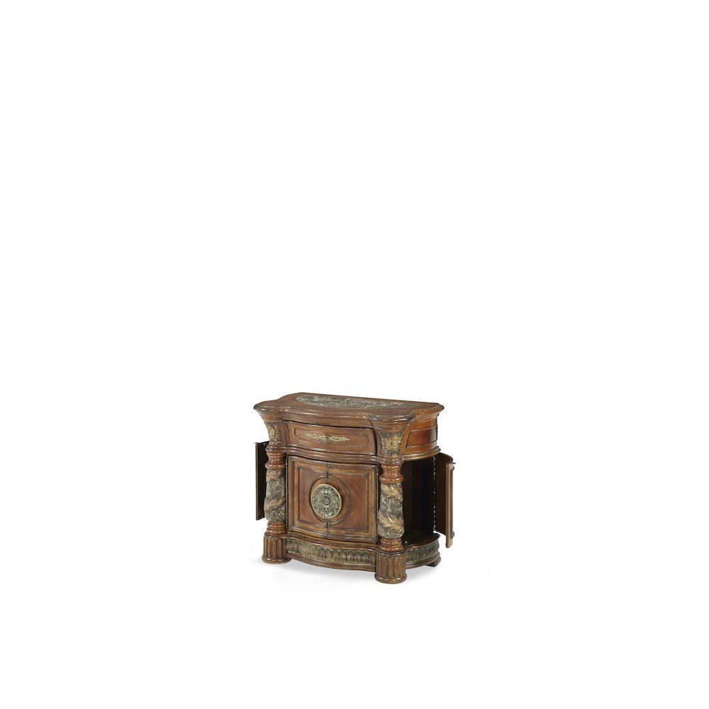 Villa Valencia Bedside Chest - Classic Chestnut. Picture 11