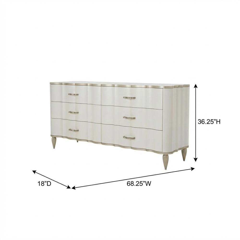 London Place Dresser - Creamy Pearl. Picture 9