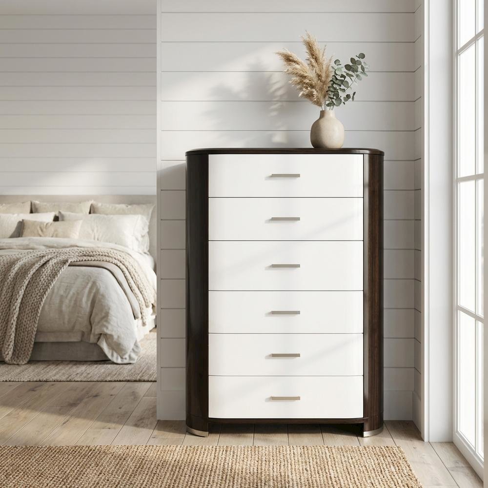 Paris Chic 6-Drawer Chest - Espresso. Picture 7