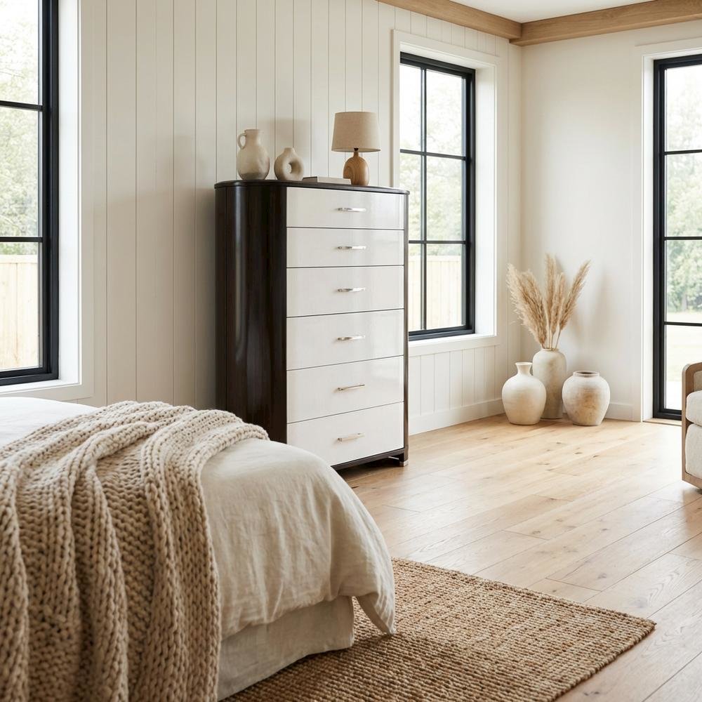 Paris Chic 6-Drawer Chest - Espresso. Picture 8