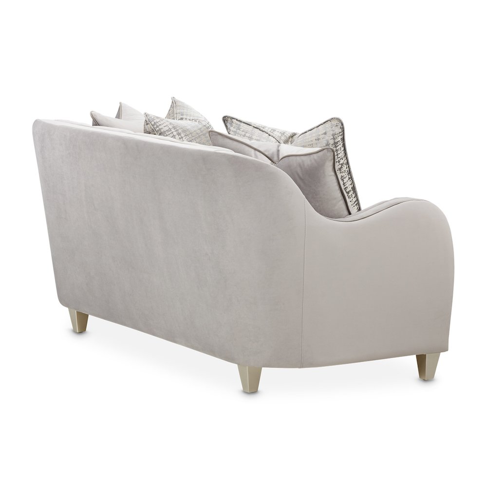 Roxbury Park Velvet Loveseat - Steel/Slate. Picture 5