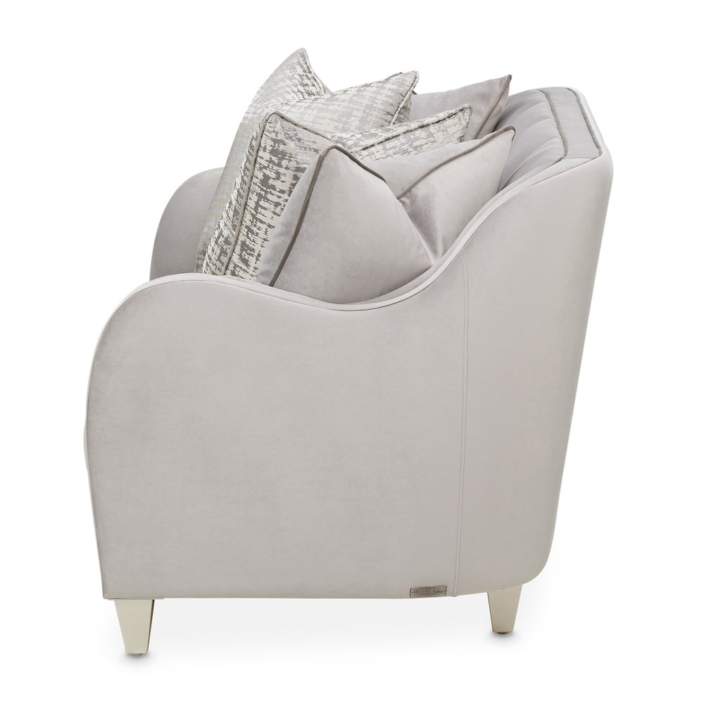 Roxbury Park Velvet Loveseat - Steel/Slate. Picture 11