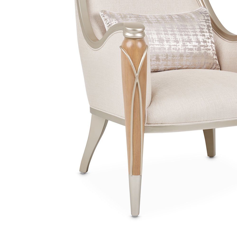 Villa Cherie Matching Chair - Pearl/Caramel. Picture 2