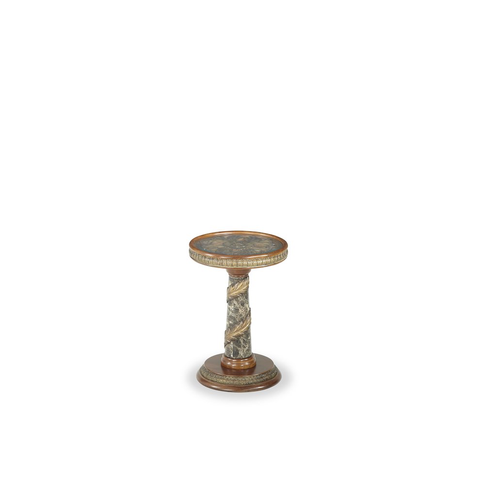 Villa Valencia Chairside Table - Classic Chestnut. Picture 5
