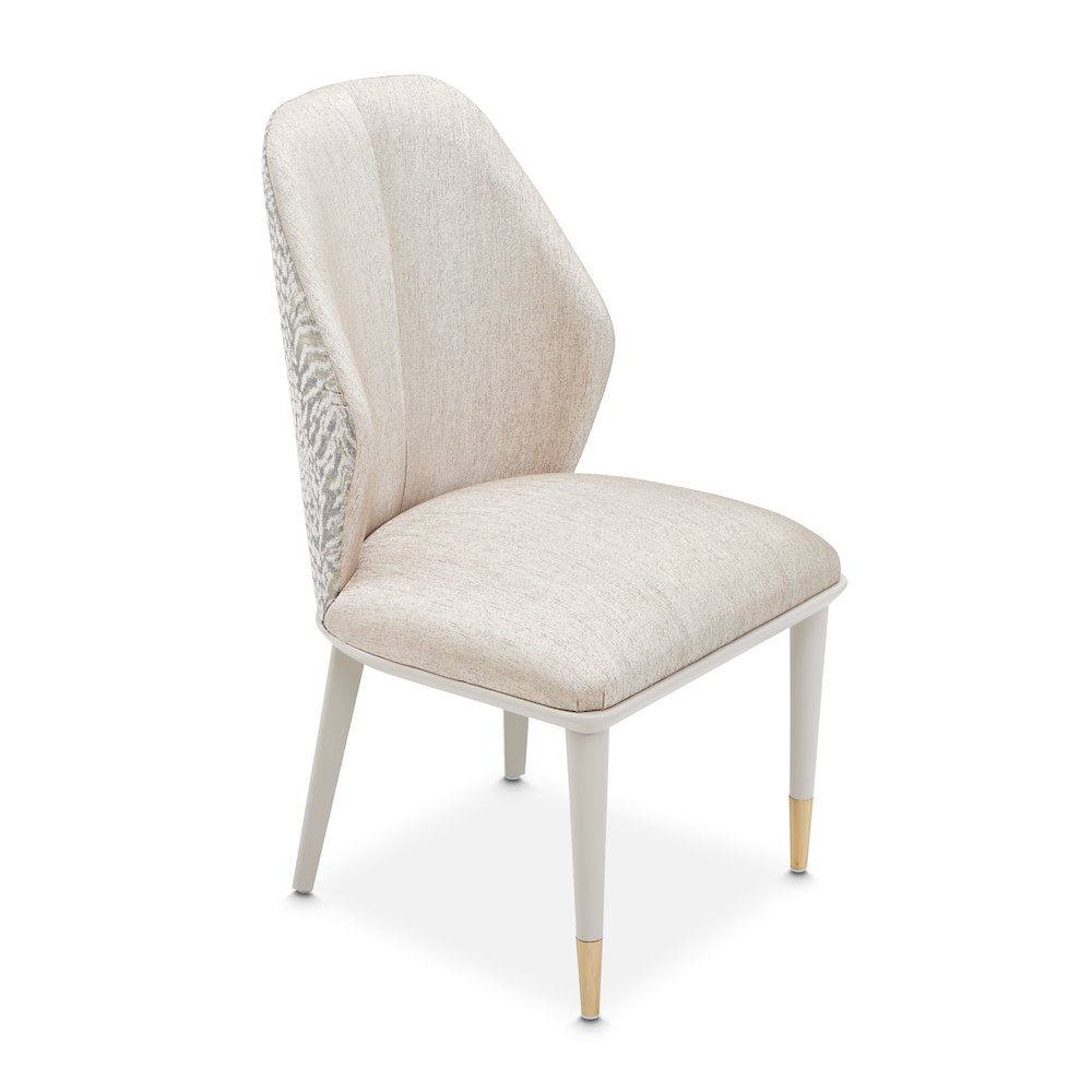 Lisbon Dining Side Chair - Silken Matte Cream Set of 2. Picture 19