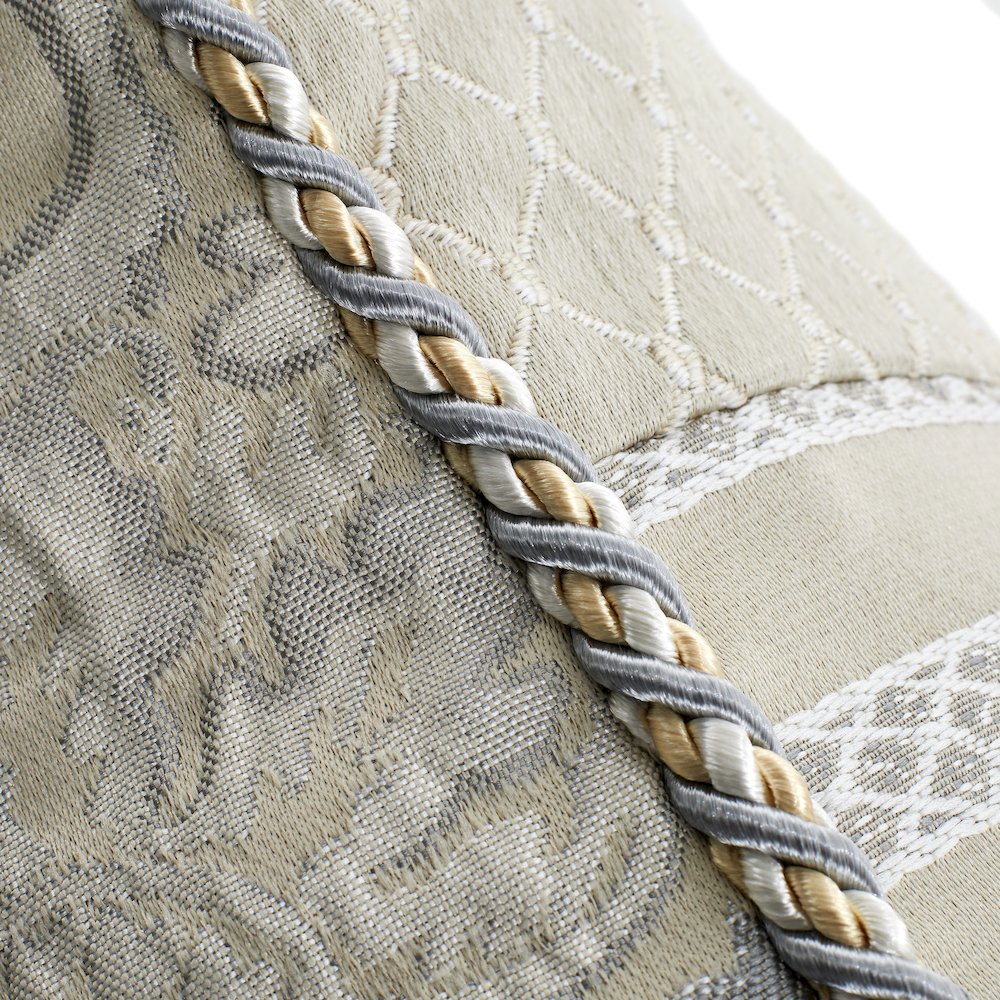 Sycamore Grove 9-Piece Queen Comforter Set - Silver. Picture 18