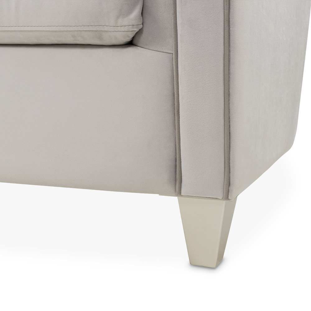 Roxbury Park Velvet Loveseat - Steel/Slate. Picture 8