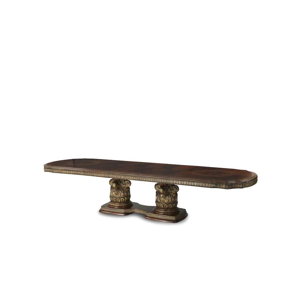 Villa Valencia Rectangular Dining Table - Classic Chestnut. Picture 11