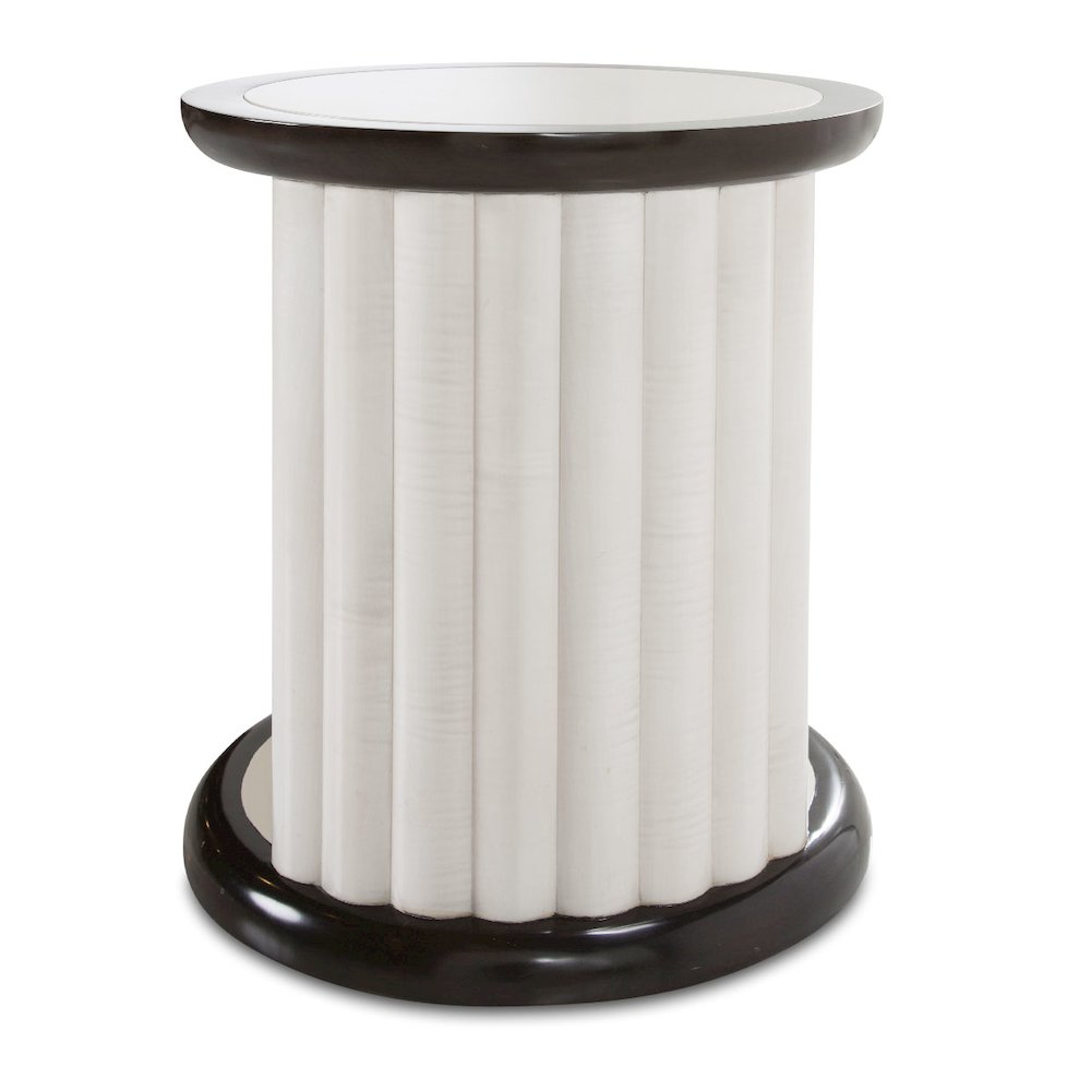 Paris Chic Round End Table - Espresso. Picture 3