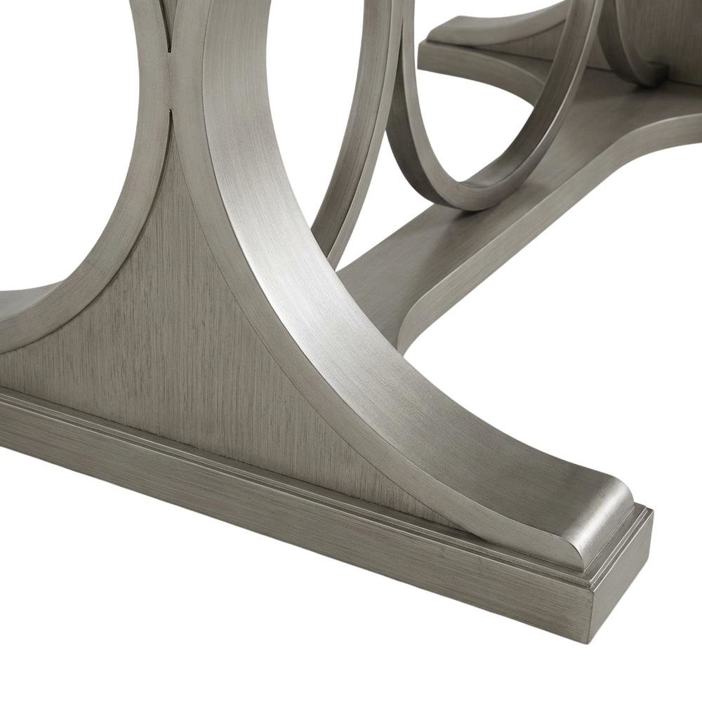 Eclipse Oval Dining Table - Moonlight Gray. Picture 10