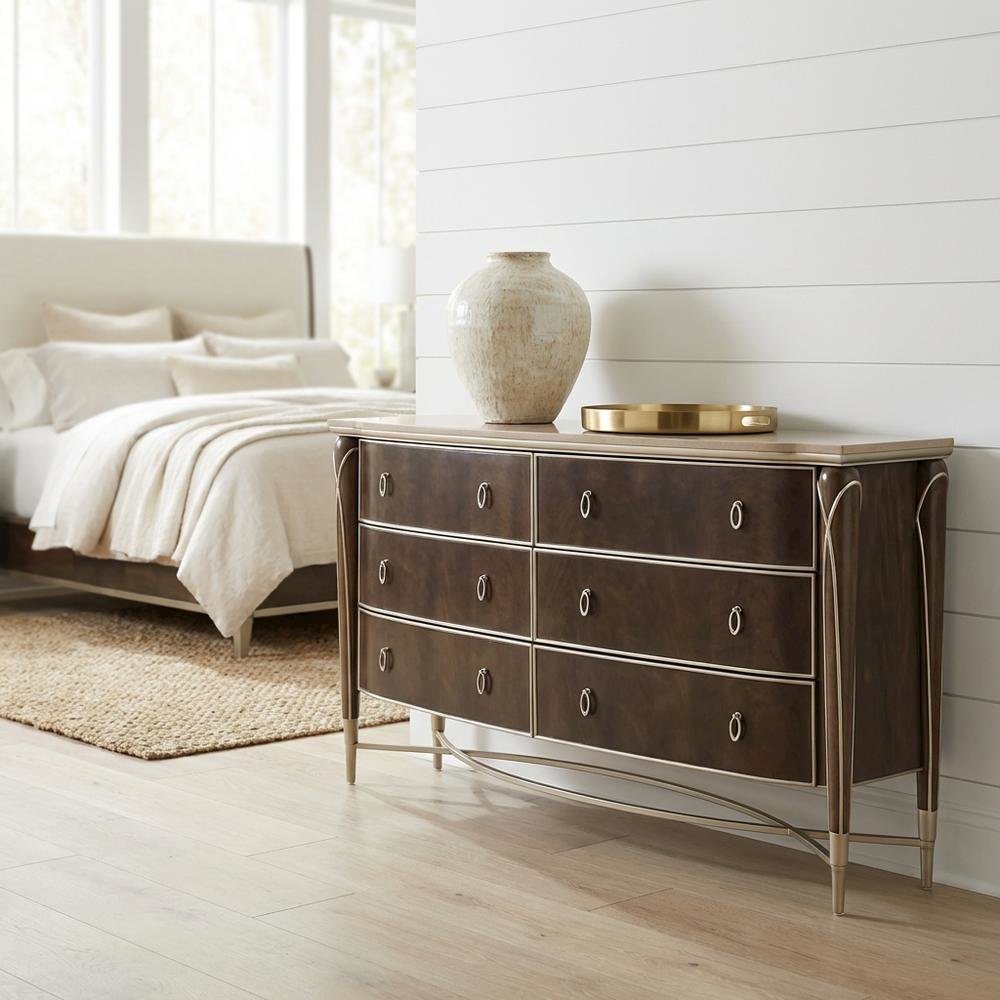 Villa Cherie Dresser - Hazelnut. Picture 7