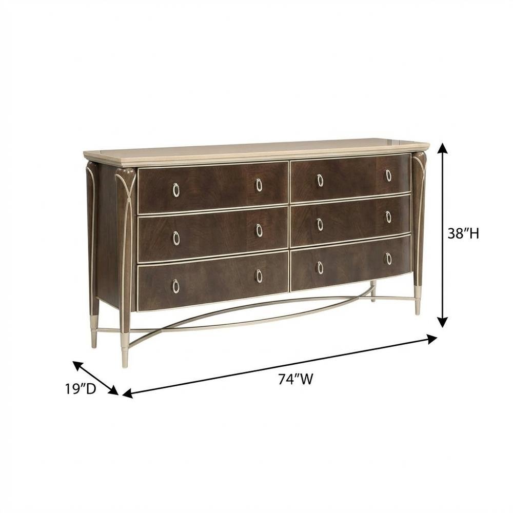 Villa Cherie Dresser - Hazelnut. Picture 9