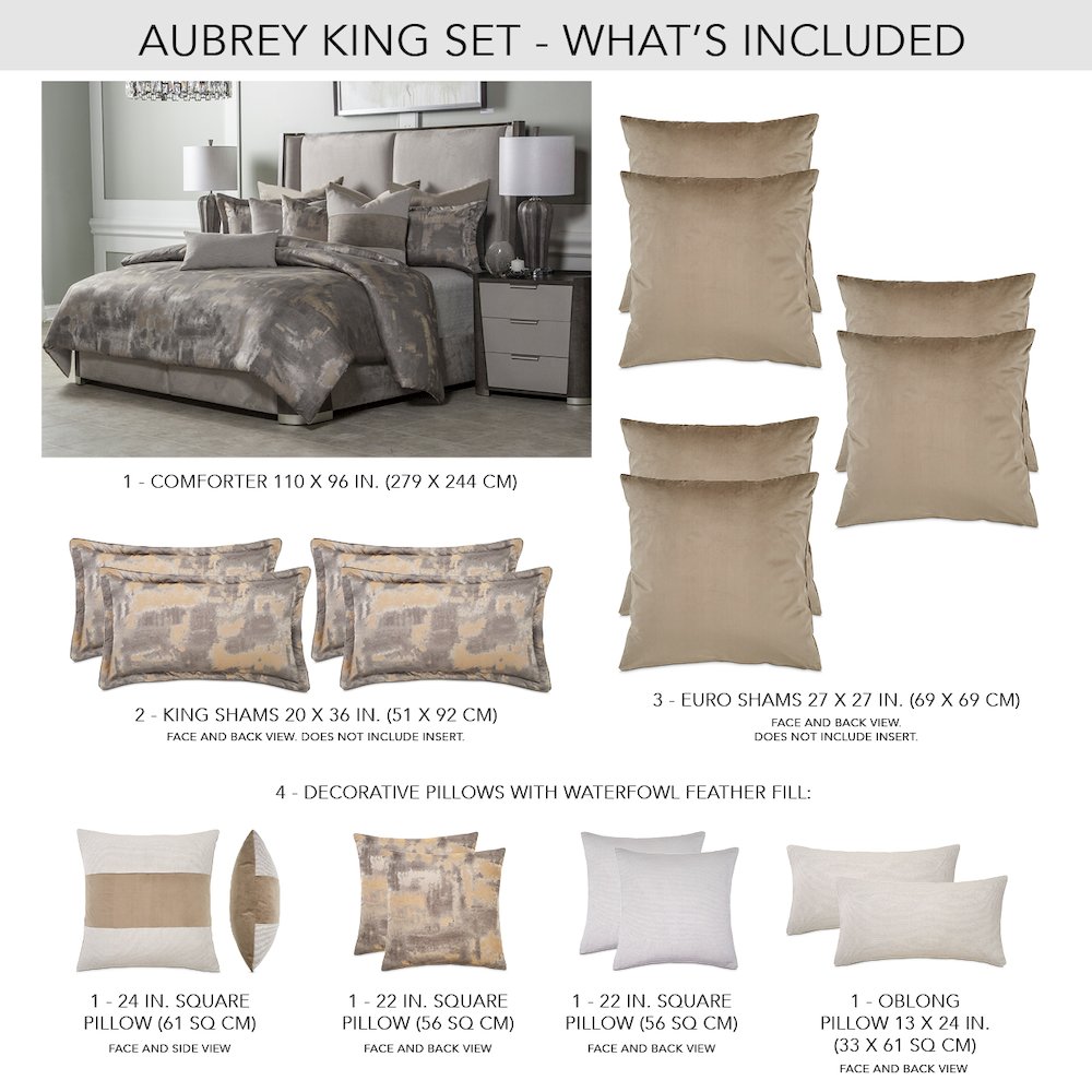 Aubrey 9-Piece Queen Comforter Set - Patina. Picture 59