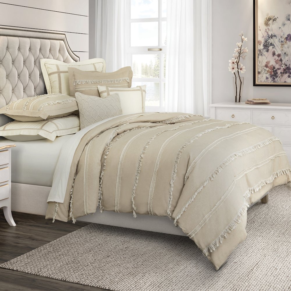 Country Lane 8-Piece King Duvet Set - Toast. Picture 47