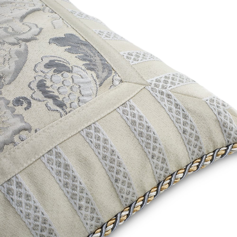 Sycamore Grove 9-Piece Queen Comforter Set - Silver. Picture 63