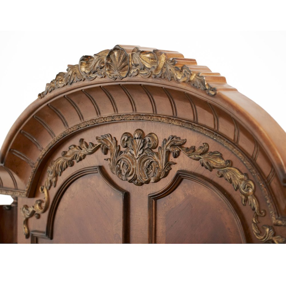 Villa Valencia Eastern King Poster Bed - Classic Chestnut. Picture 4