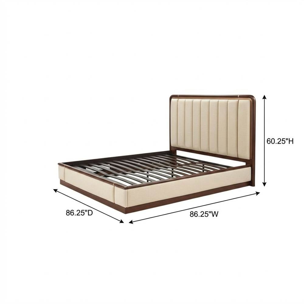 Mason Park King Lift Up Storage Bed - Umber. Picture 8