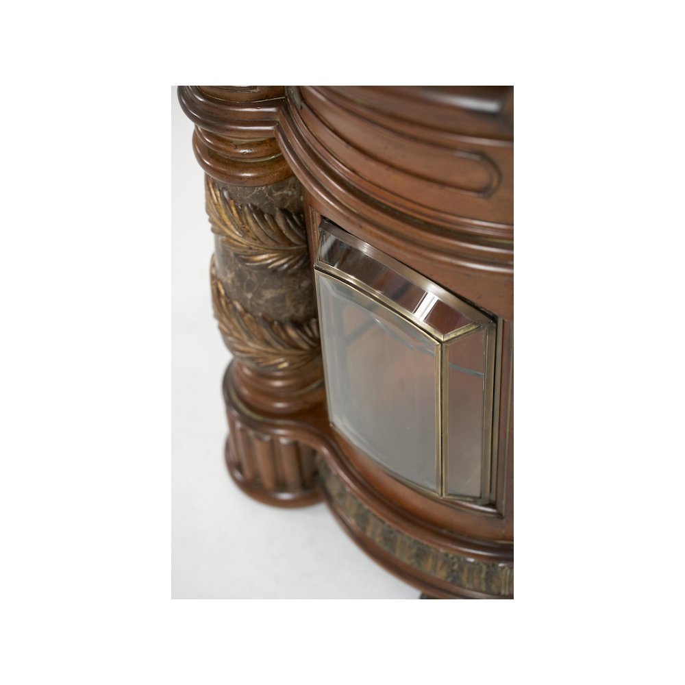 Villa Valencia China Cabinet - Classic Chestnut. Picture 3