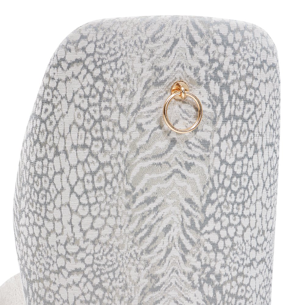 Lisbon Dining Side Chair - Silken Matte Cream Set of 2. Picture 10