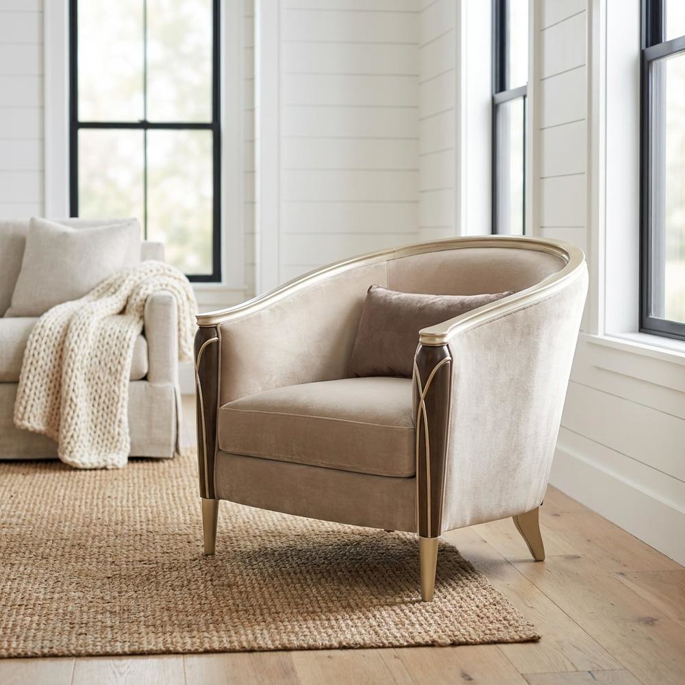 Villa Cherie Matching Chair - Porcini/Hazelnut. Picture 6