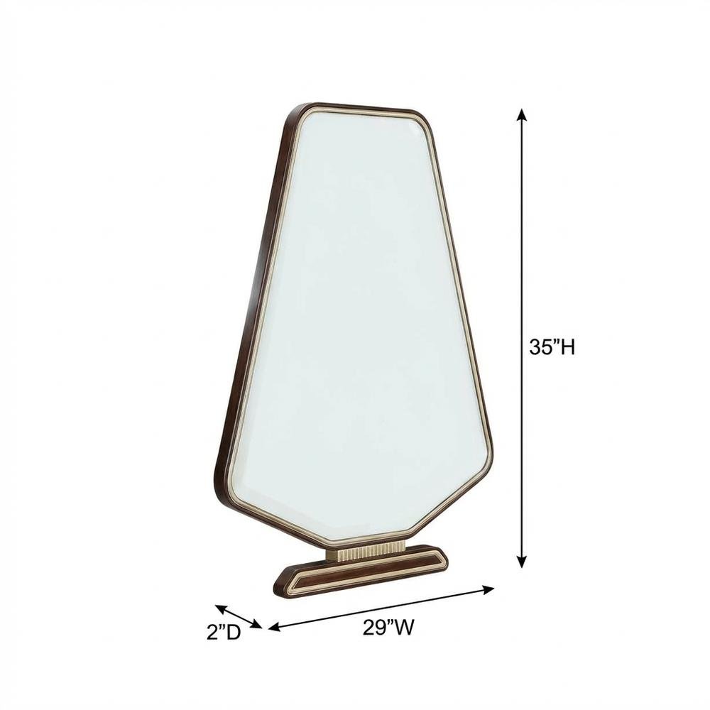 Houston Vanity Mirror - Walnut. Picture 7