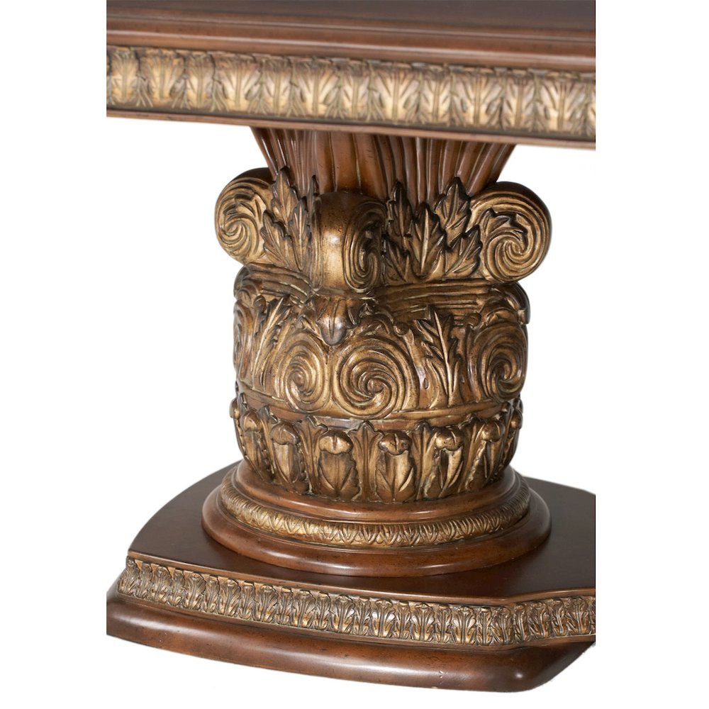 Villa Valencia Rectangular Dining Table - Classic Chestnut. Picture 1