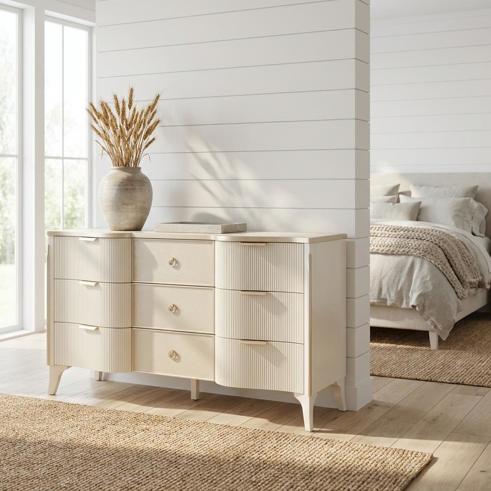 La Marisia Dresser - Creamy Pearl. Picture 7