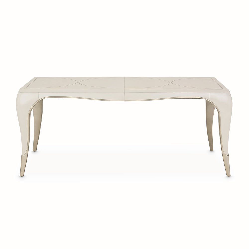 London Place Rectangular Dining Table - Creamy Pearl. Picture 10