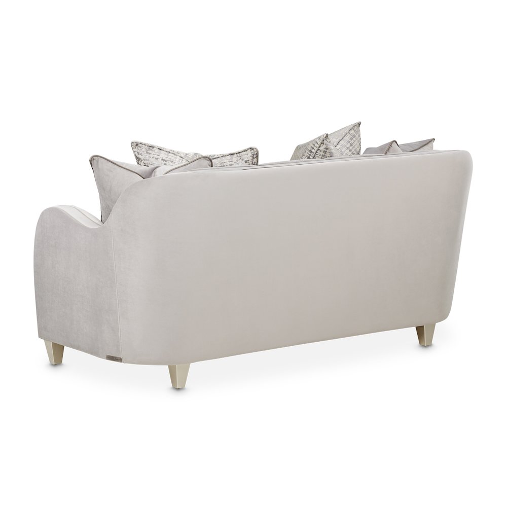 Roxbury Park Velvet Loveseat - Steel/Slate. Picture 9