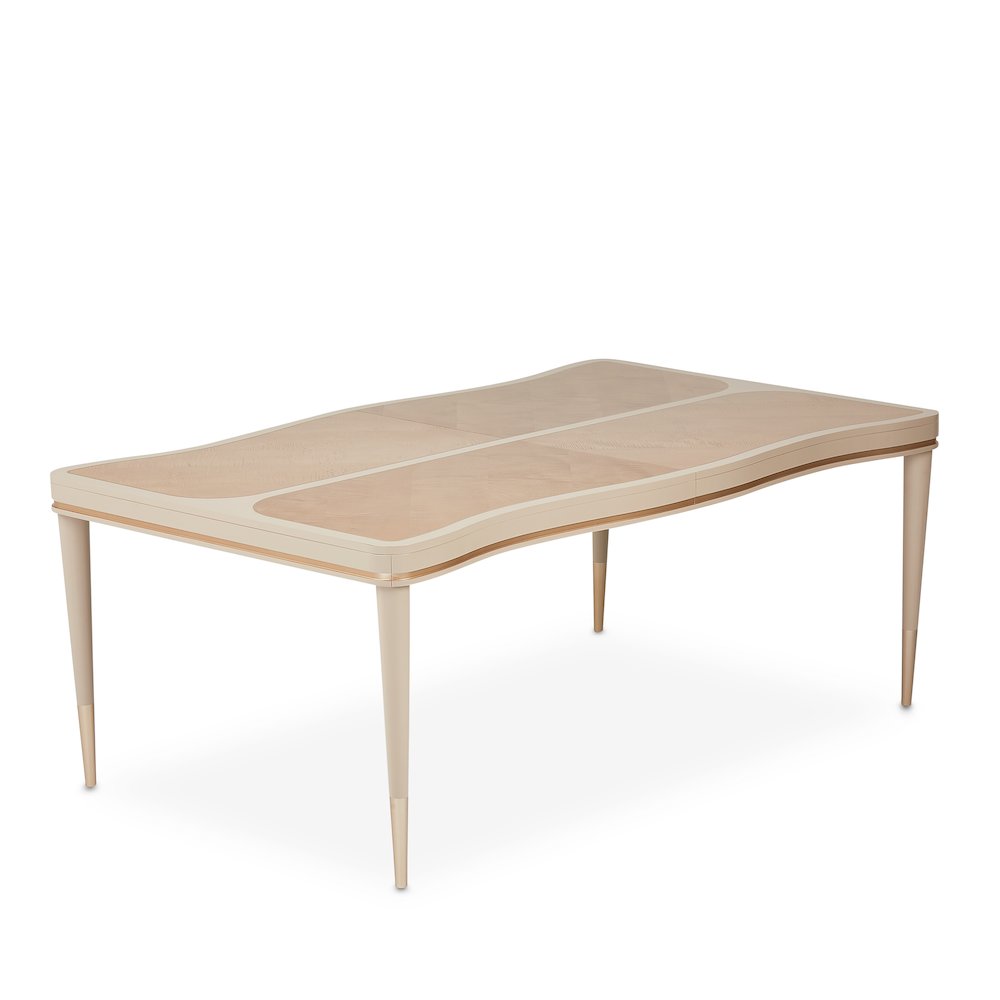 Malibu Crest Rectangular Dining Table - Blush. Picture 9