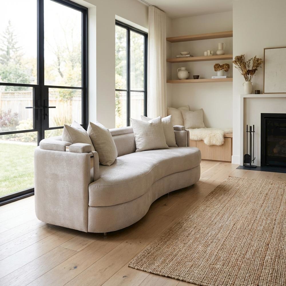 Carmela Sofa - Zinc/Silver. Picture 7