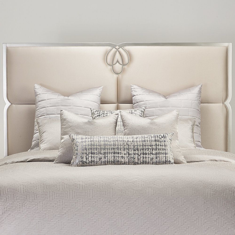 Casey 10-Piece King Comforter Set - Platinum. Picture 2