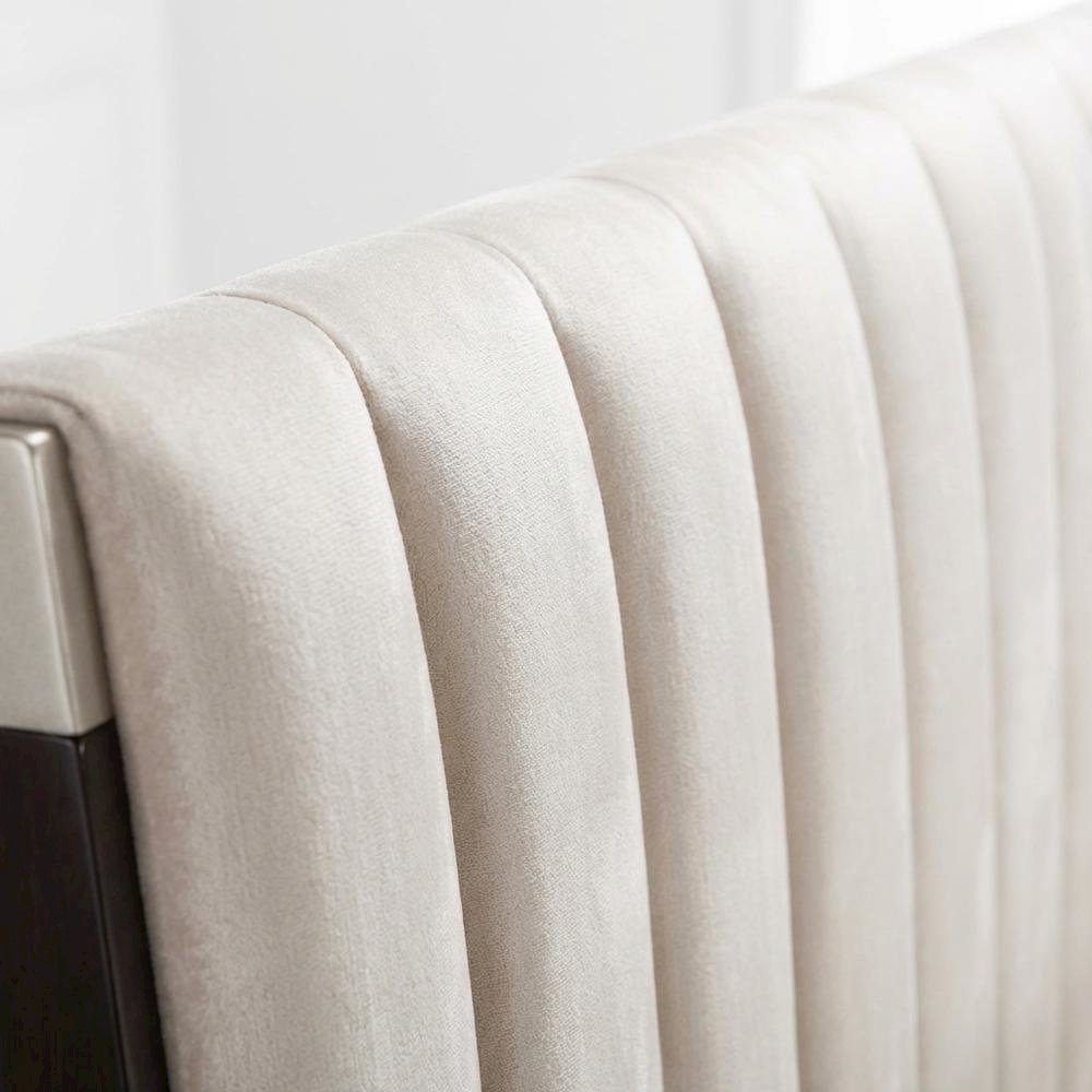 Paris Chic Eastern King Sleigh Bed - Espresso. Picture 9