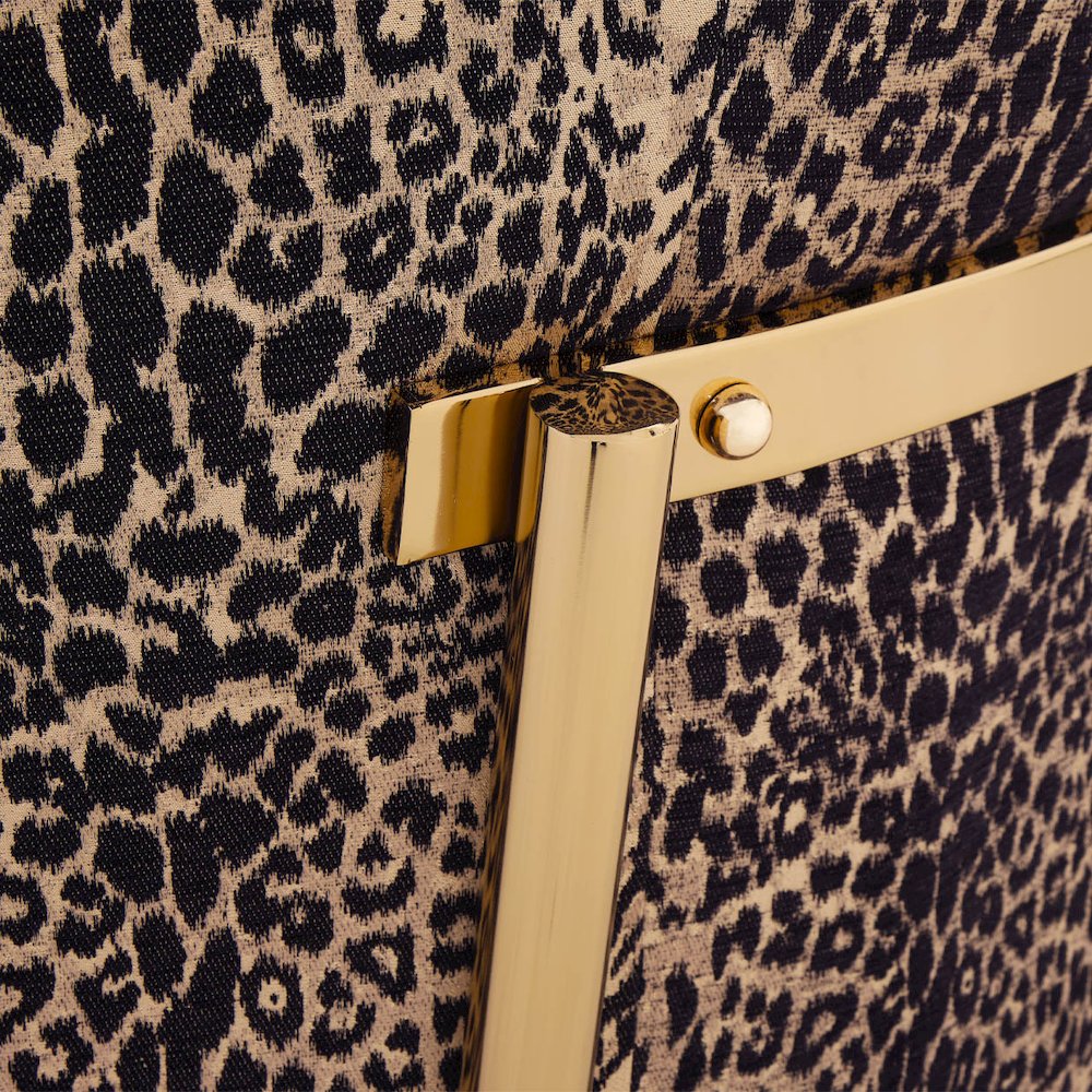 Lisbon Loveseat - Onyx/Gold. Picture 21