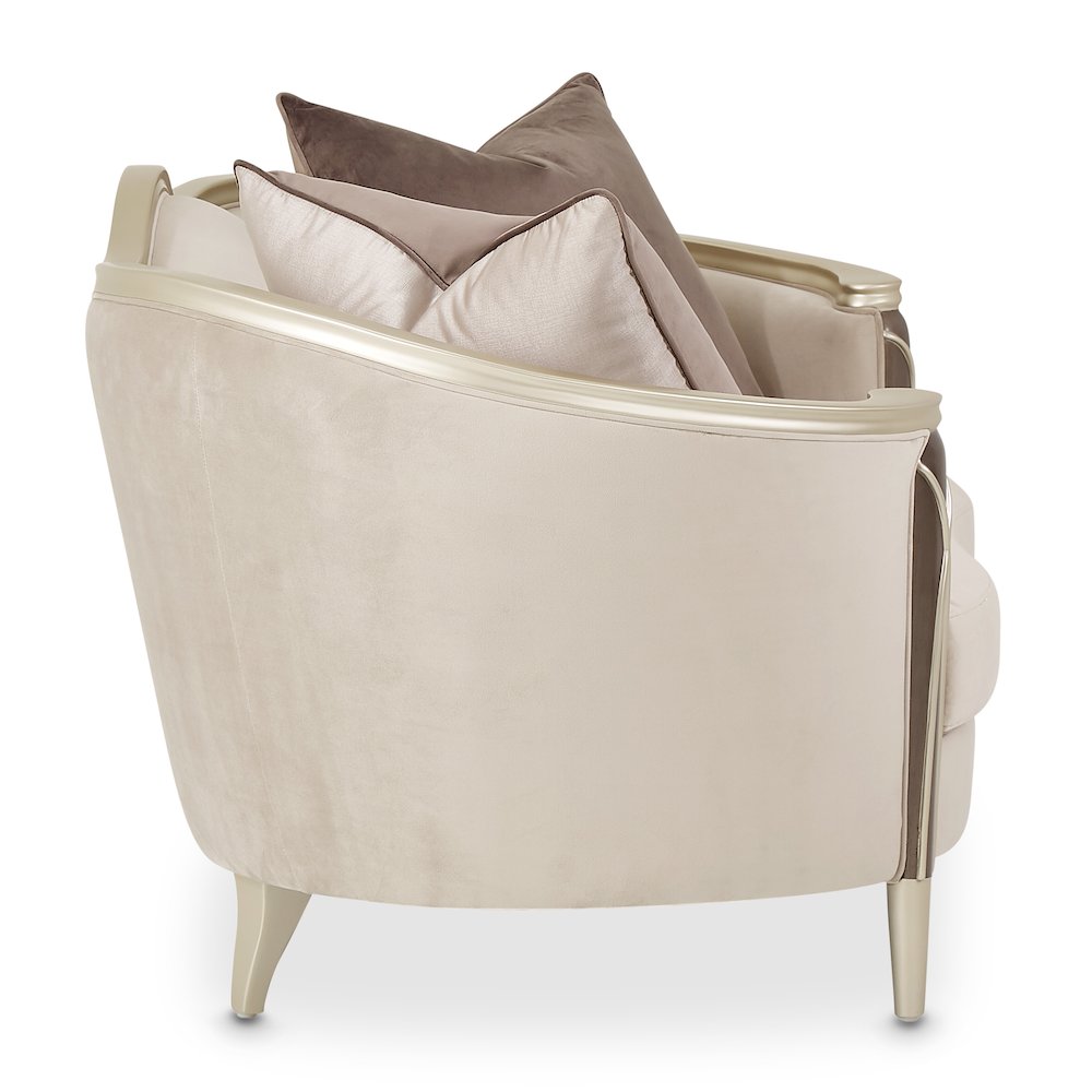 Villa Cherie Loveseat - Porcini/Hazelnut. Picture 4