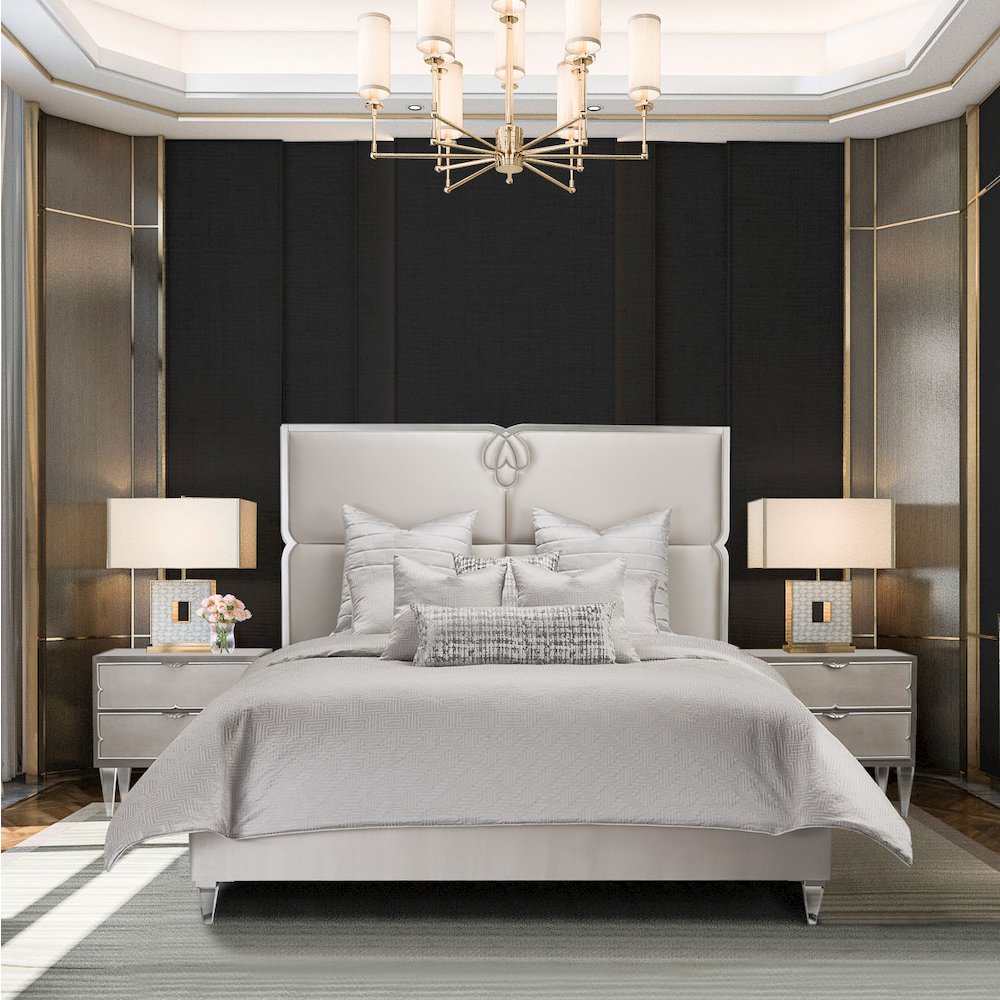 Casey 10-Piece King Comforter Set - Platinum. Picture 3