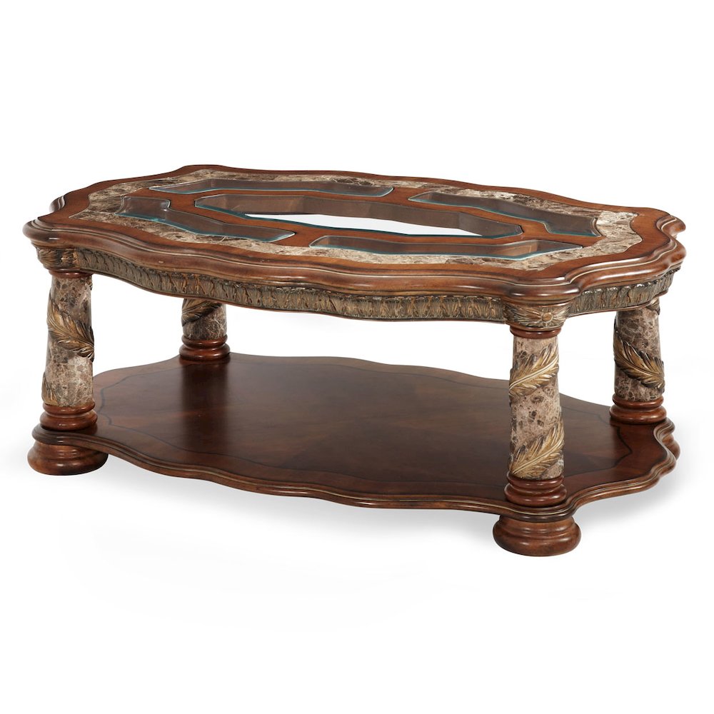 Villa Valencia Cocktail Table - Classic Chestnut. Picture 1