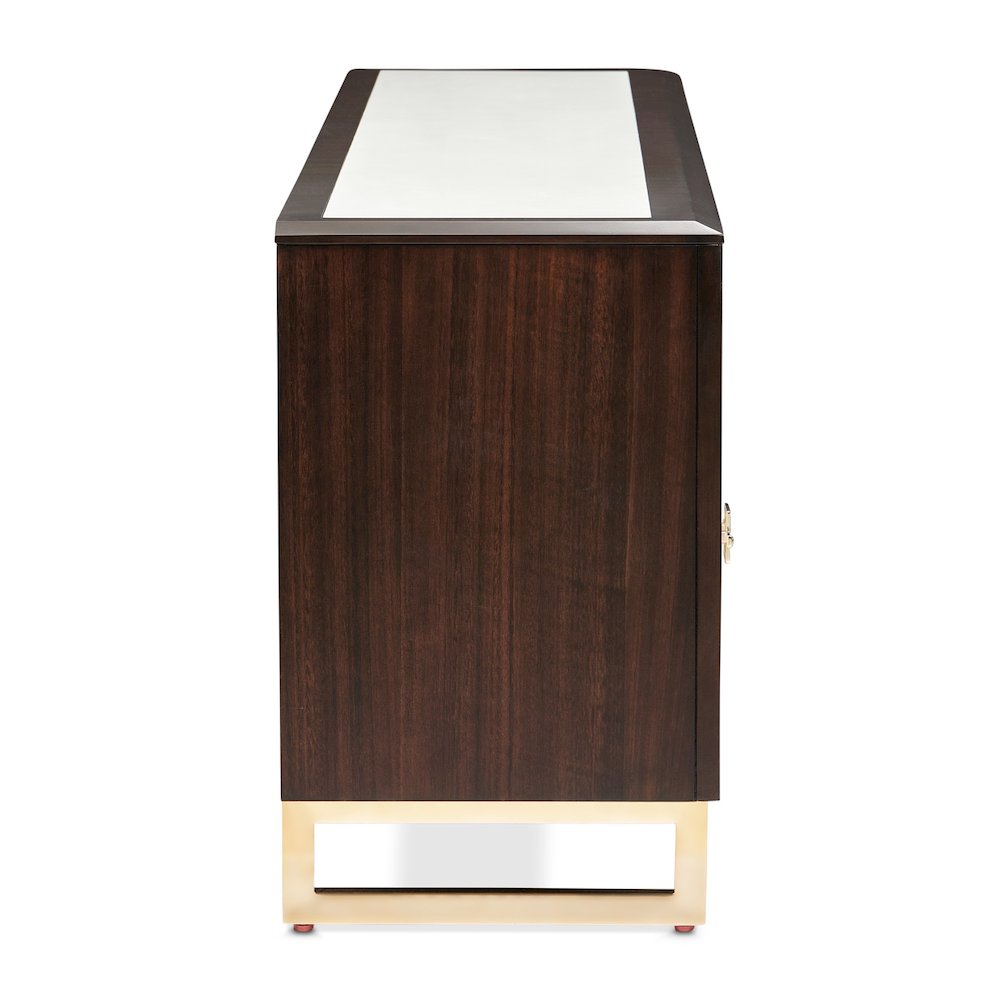 Belmont Place Media Cabinet - Espresso. Picture 3