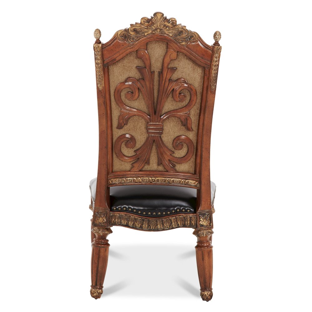 Villa Valencia Dining Side Chair - Classic Chestnut Set of 2. Picture 6
