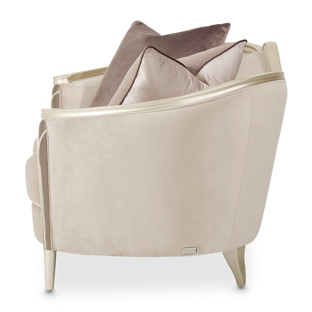 Villa Cherie Loveseat - Porcini/Hazelnut. Picture 8