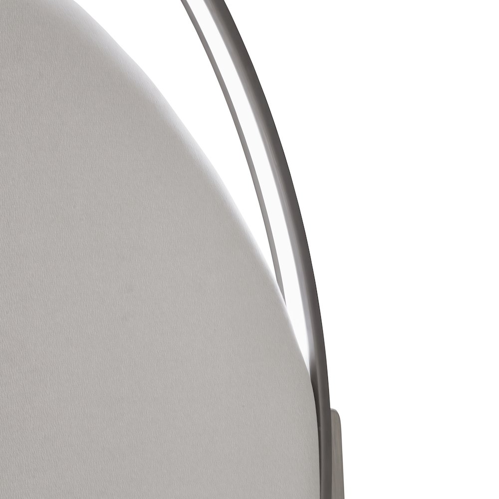 Eclipse Queen Upholstered Bed with LED Lights - Moonlight. Picture 2